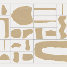Abstract Kraft Paper Collage Kit