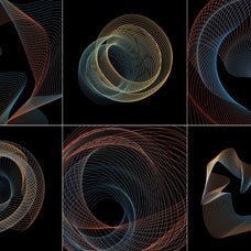 Abstract Twirls Elements Pack