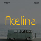 Acelina – Monoline Sans Serif