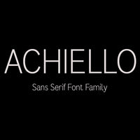 Achiello – Humanist Sans Serif