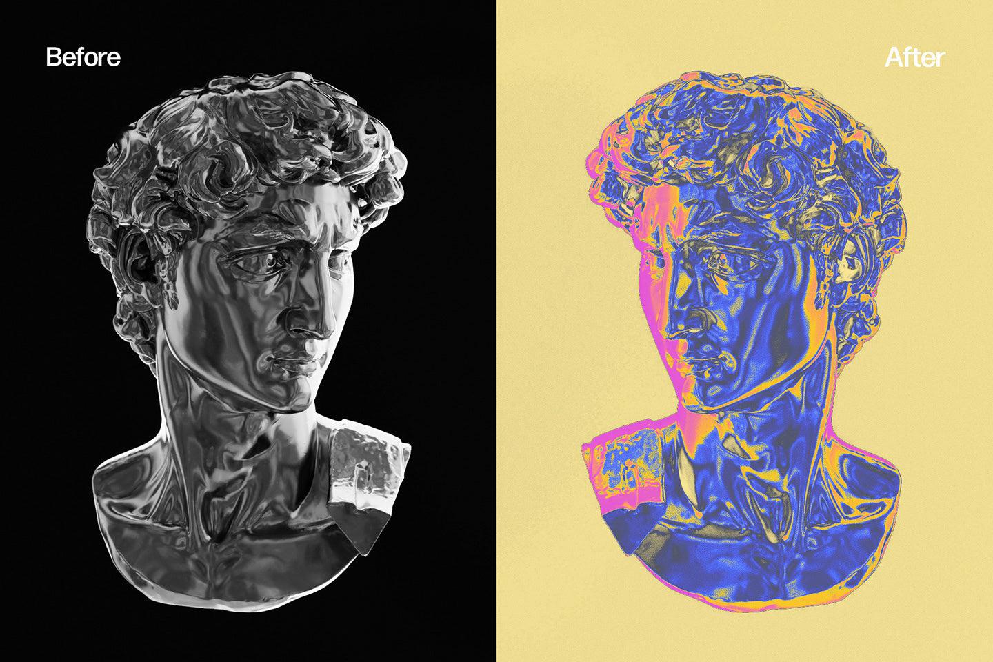 Acid House Photoshop Effect