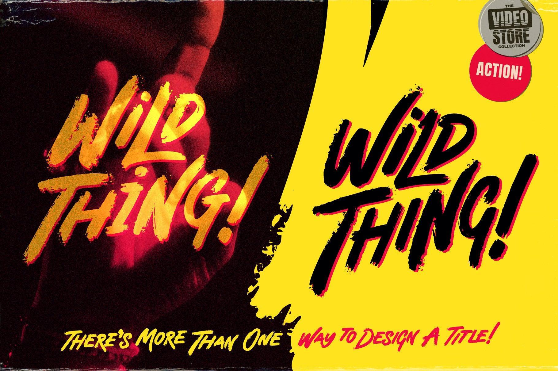 Action Hero - An Explosive Movie Title Font