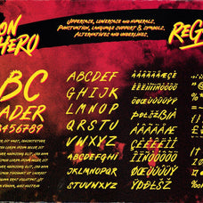 Action Hero - An Explosive Movie Title Font