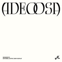 Adeoosa Editorial Gothic Serif Display Font