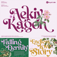 AEKIY KAGON — Elegant Luxury Bold Serif Classic Font