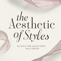 Aesthetic Styles - Tall Serif
