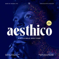 Aesthico Bold Serif Font Family
