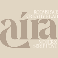 Aira – Modern Luxury Serif Font