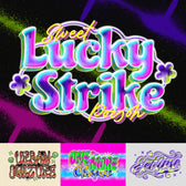 Airbrush Y2K Text Effect Template