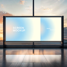 Airport Screen Mockup
