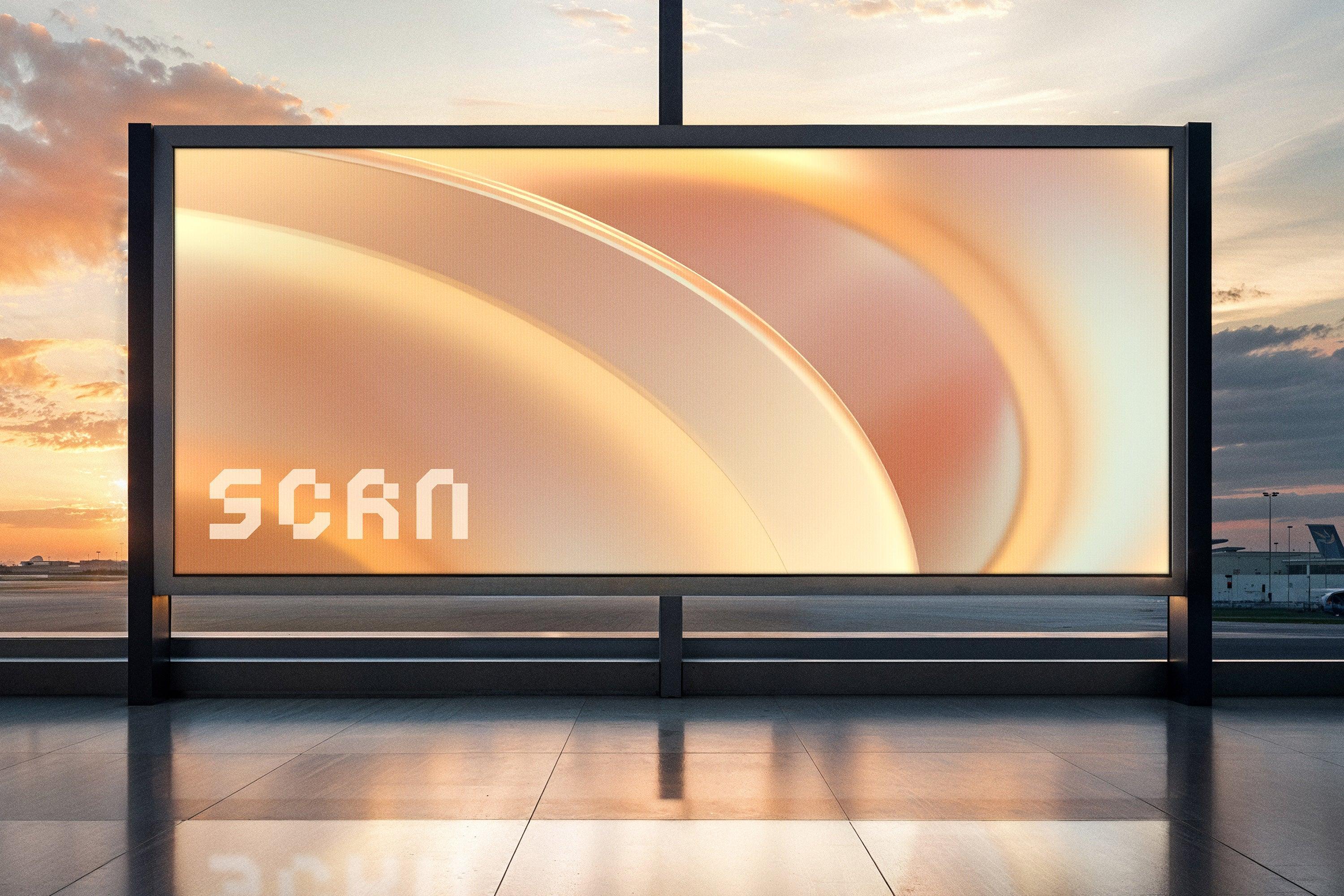 Airport Screen Mockup