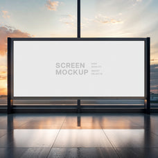 Airport Screen Mockup