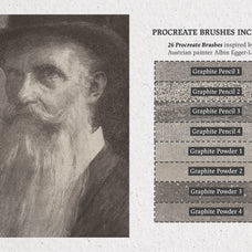 Albin Egger-Lienz Procreate Kit