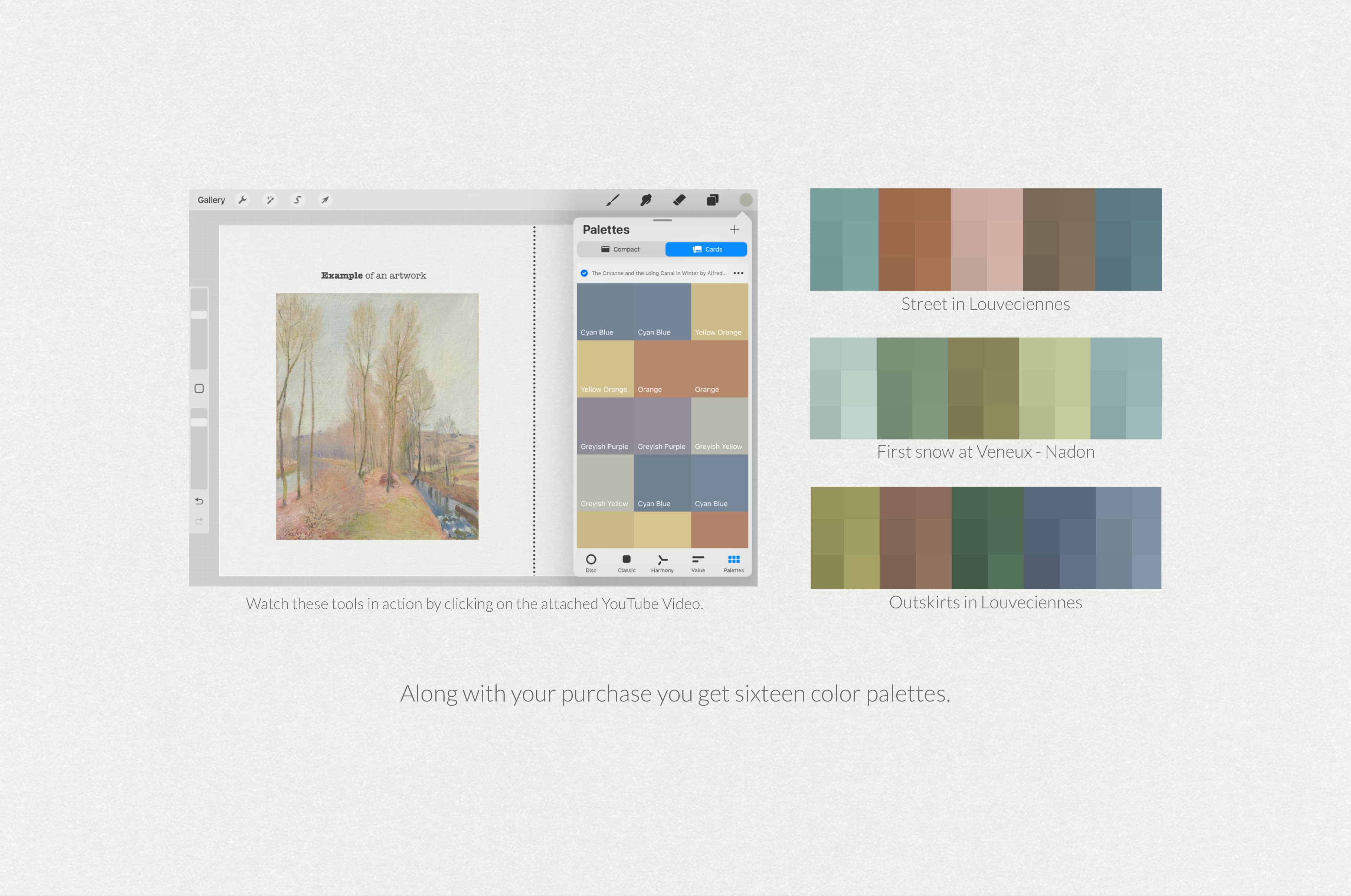 Alfred Sisley Procreate Kit