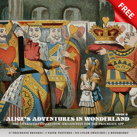 Alice in Wonderland Procreate Kit