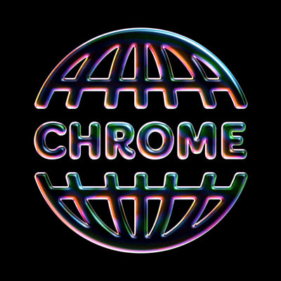 Alien Chrome Effect for Text & Logo