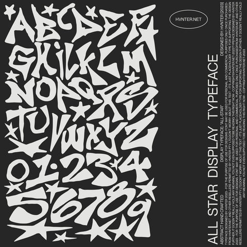 All-Star Display Typeface