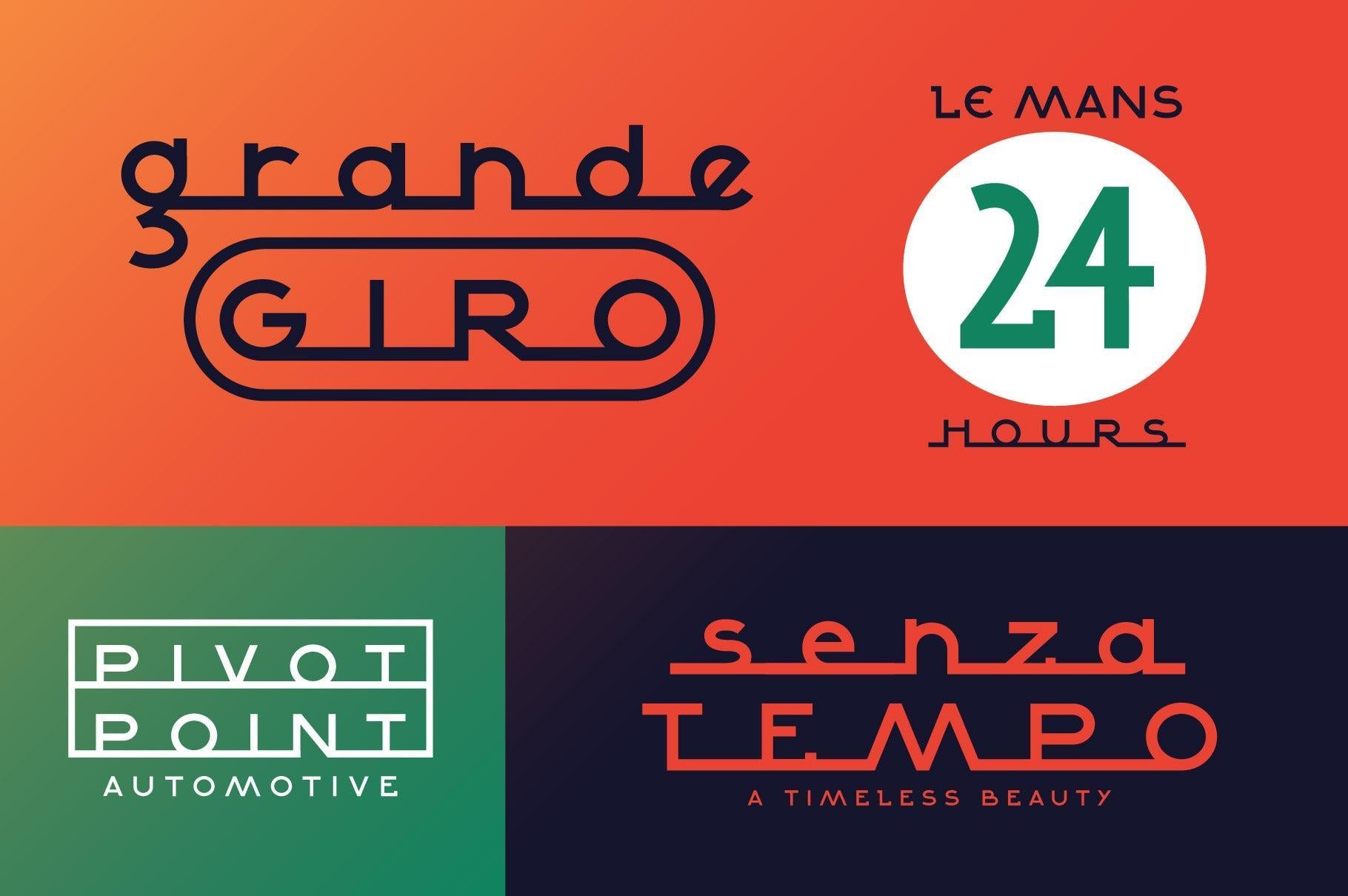 Alpha Strada: Motorsports Font