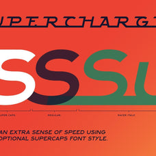 Alpha Strada: Motorsports Font