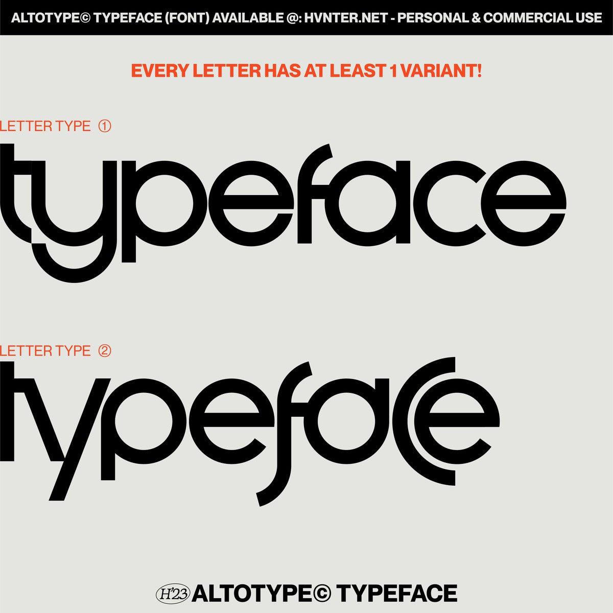 Altotype Typeface