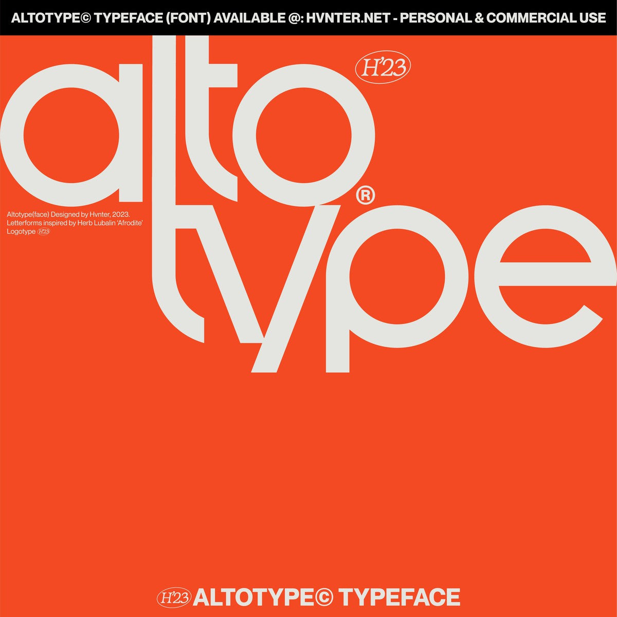 Altotype Typeface