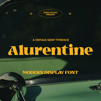 Alurentine Vintage Serif Typeface Font