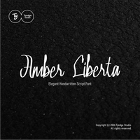 Amber Liberta Luxury Script Font