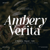 Ambery Verita – Elegant Modern Serif Typeface