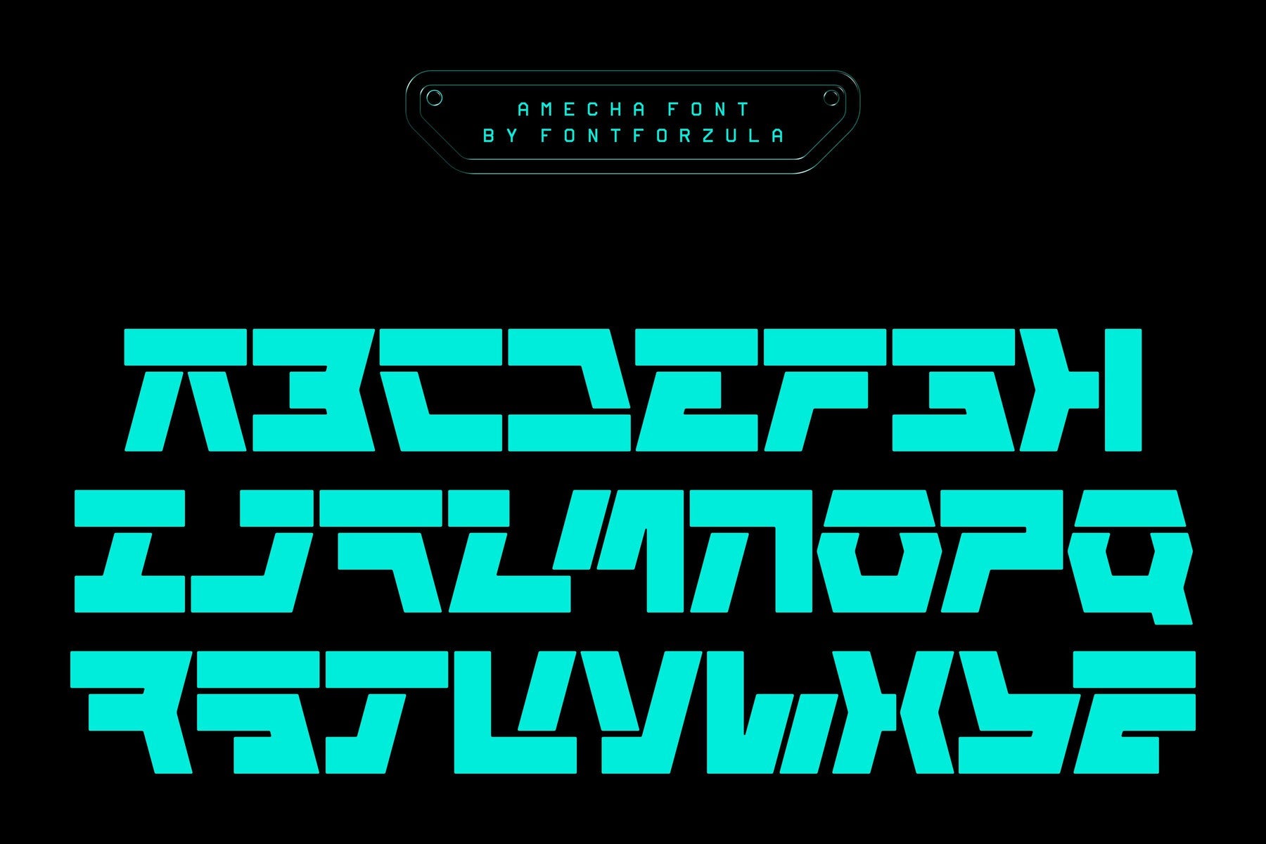 Amecha Typeface