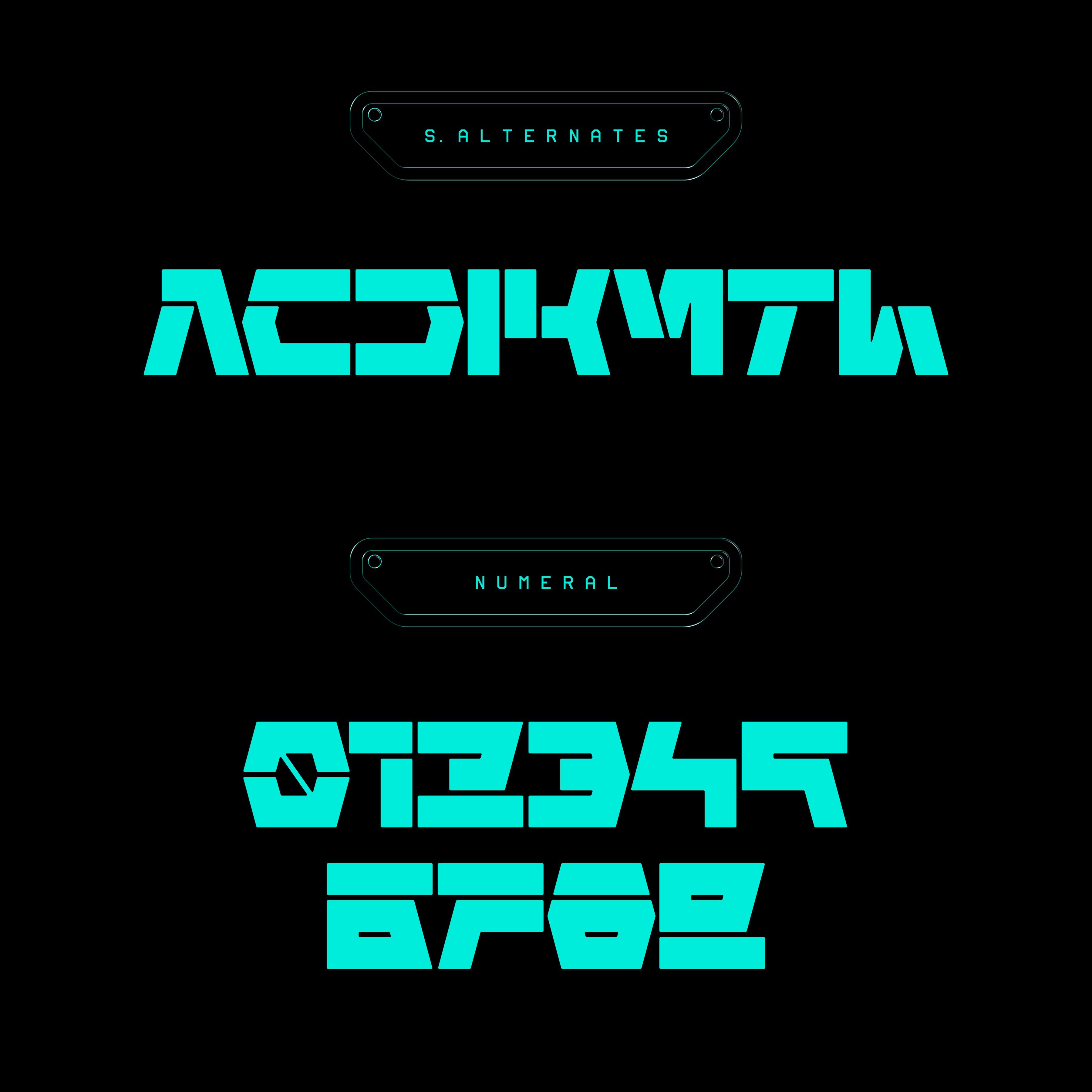Amecha Typeface