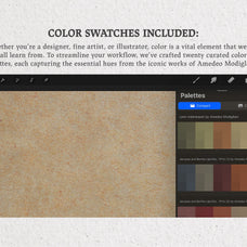 Amedeo Modigliani Procreate Kit