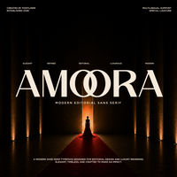 Amoora - Stylish Ligature Serif Font