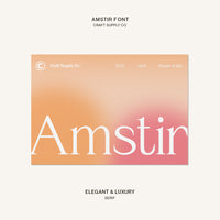 Amstir – Classic Serif Typeface
