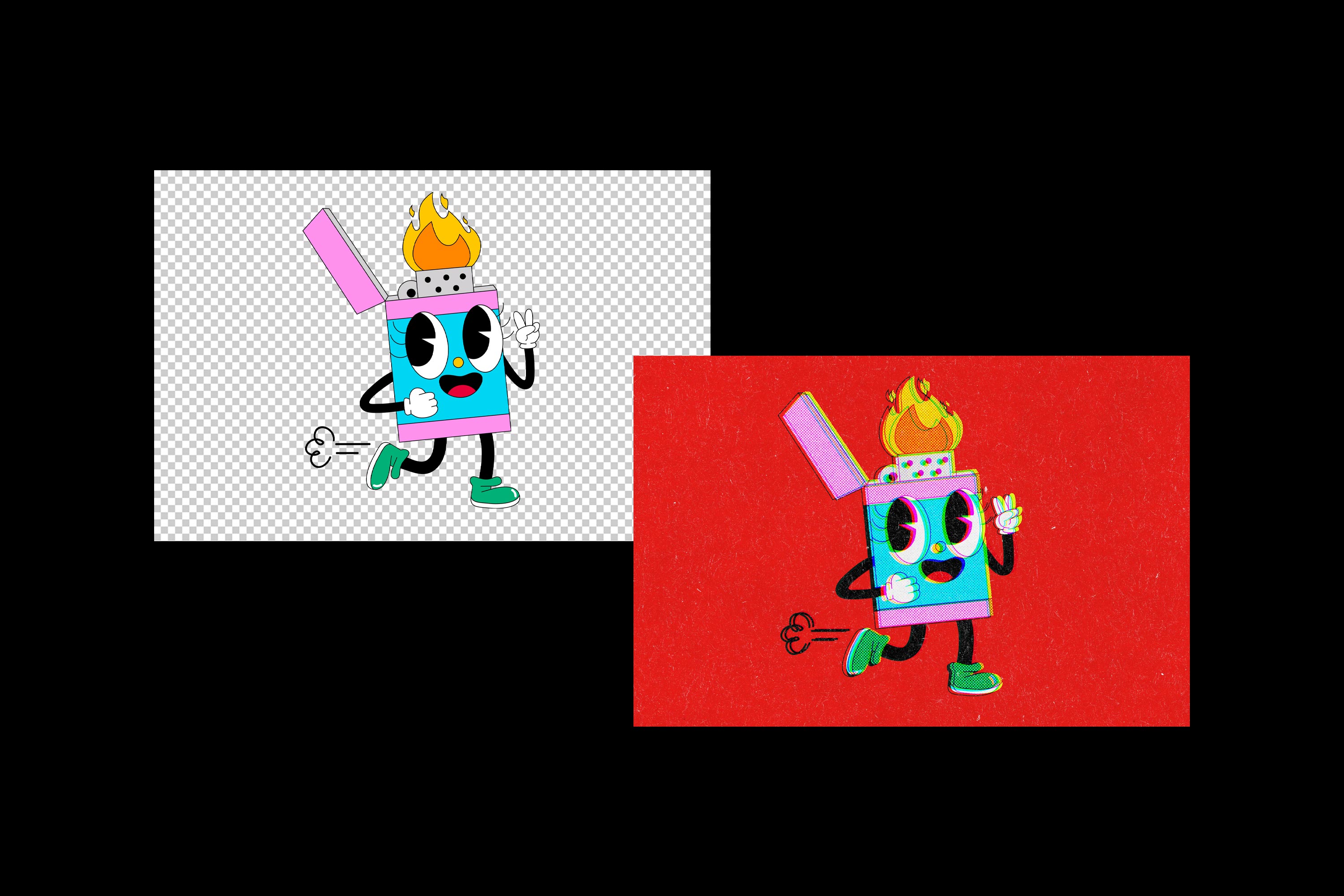 Anaglyph Printer Design Template