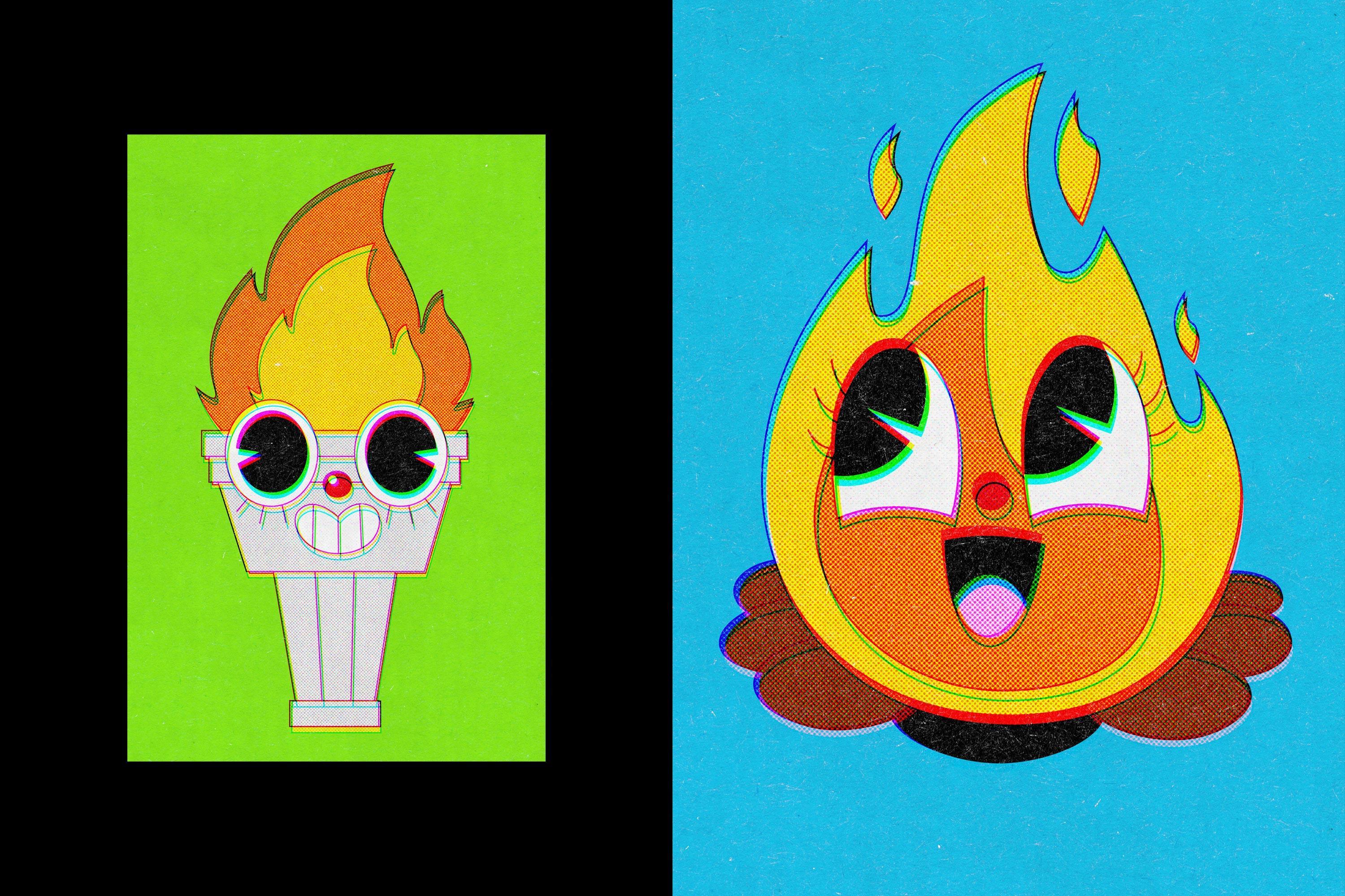 Anaglyph Printer Design Template