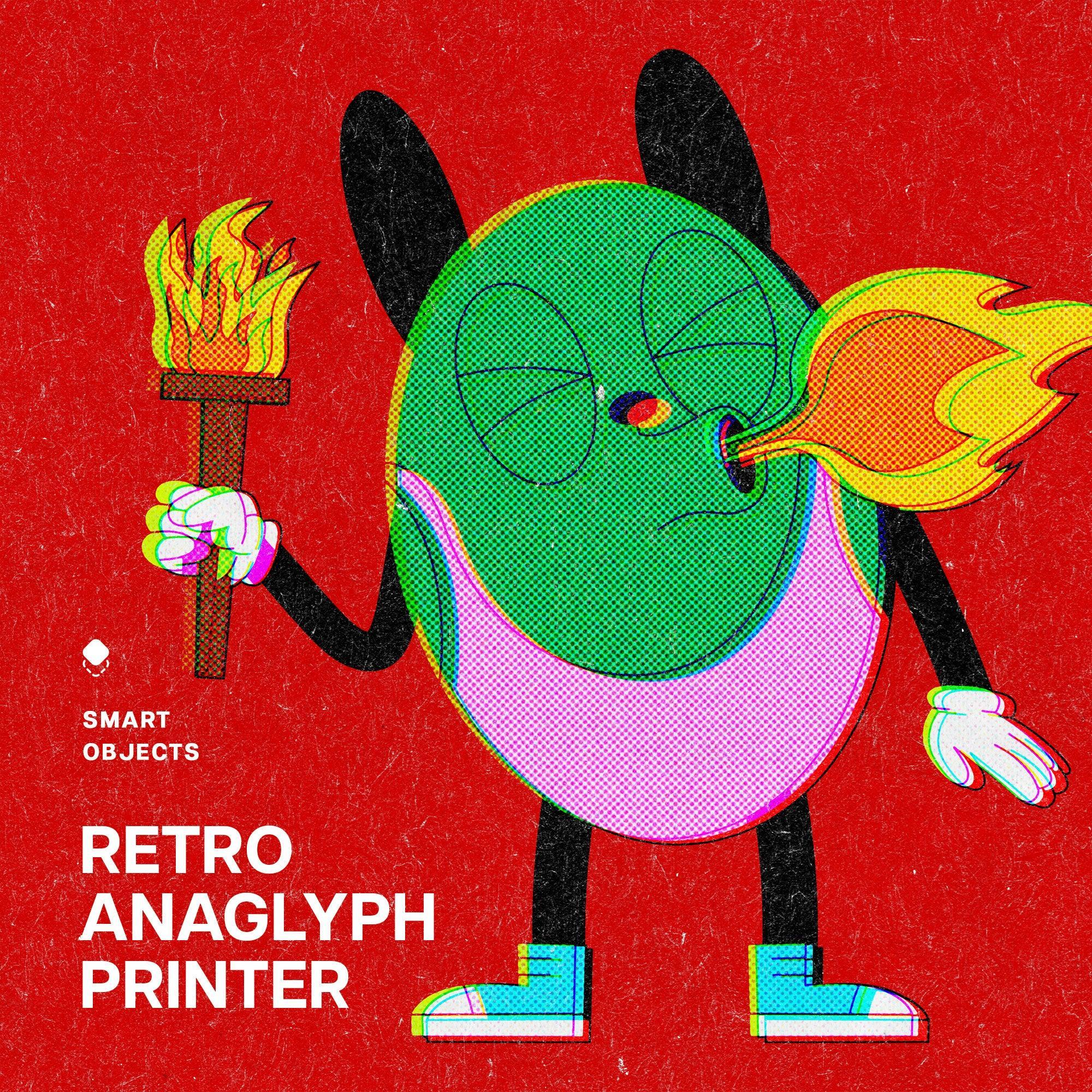Anaglyph Printer Design Template