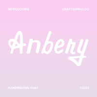 Anbery – Handwriting Font