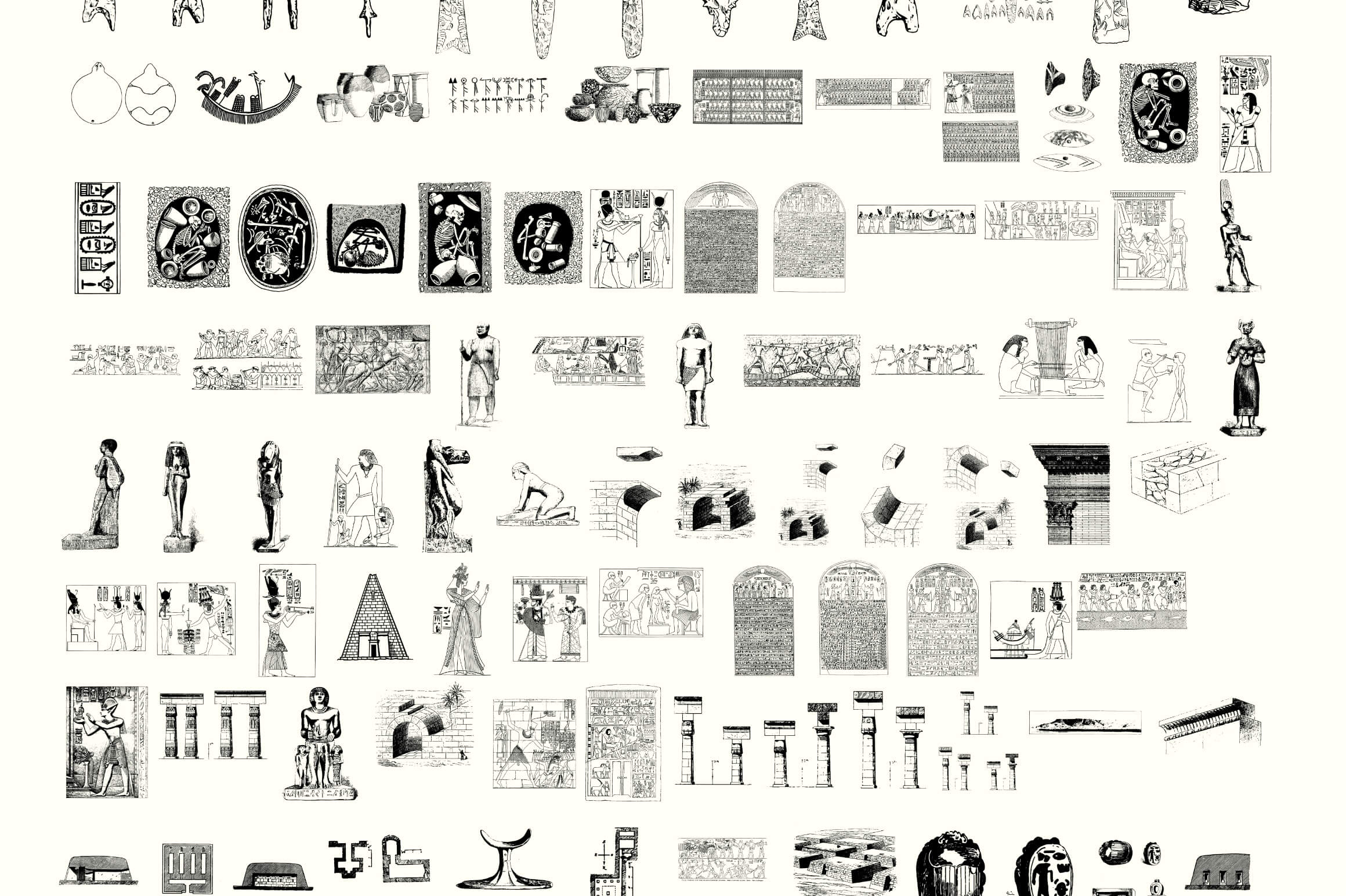 Ancient Egypt Illustrations