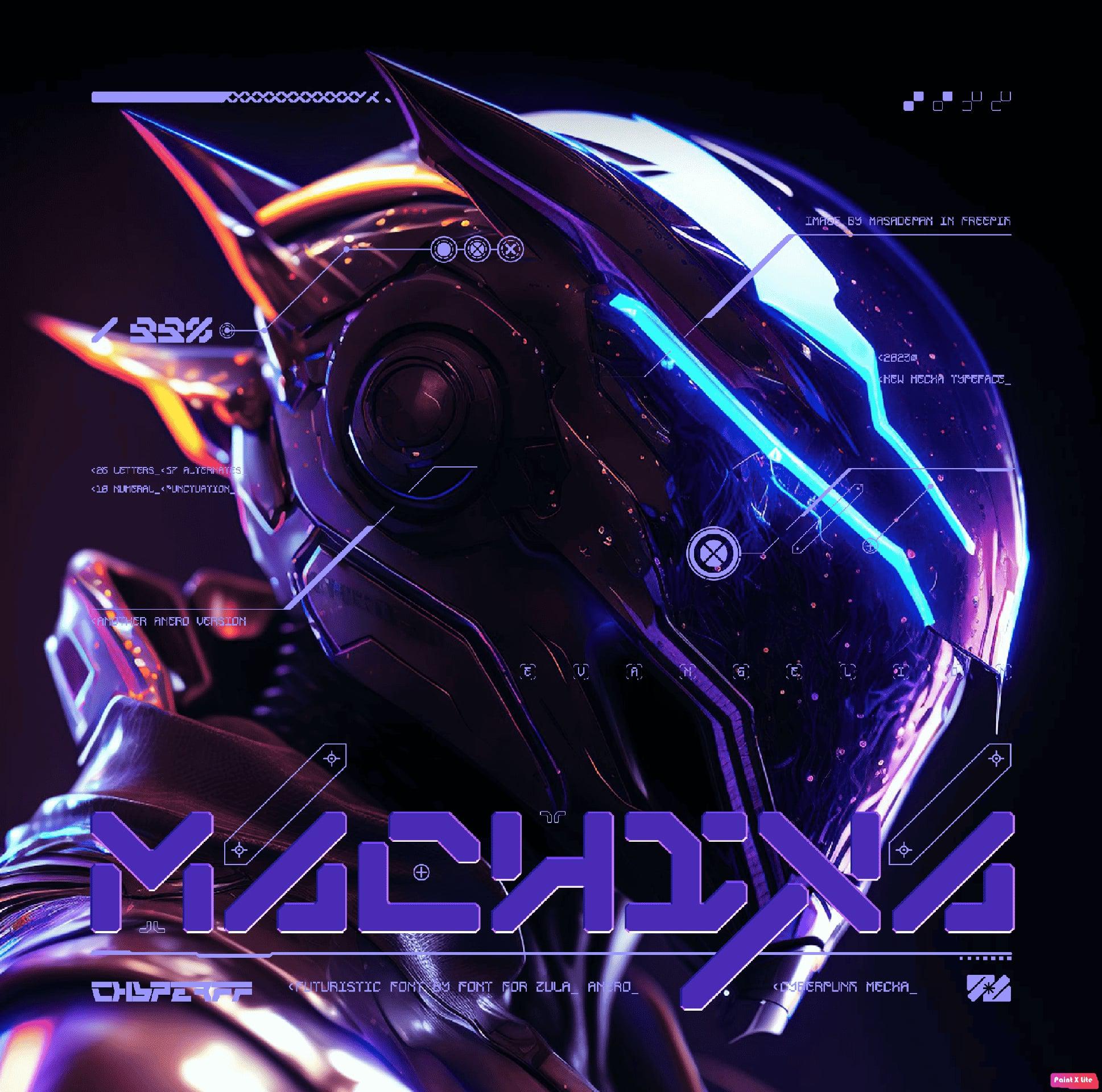 ANERO MECHA Typeface