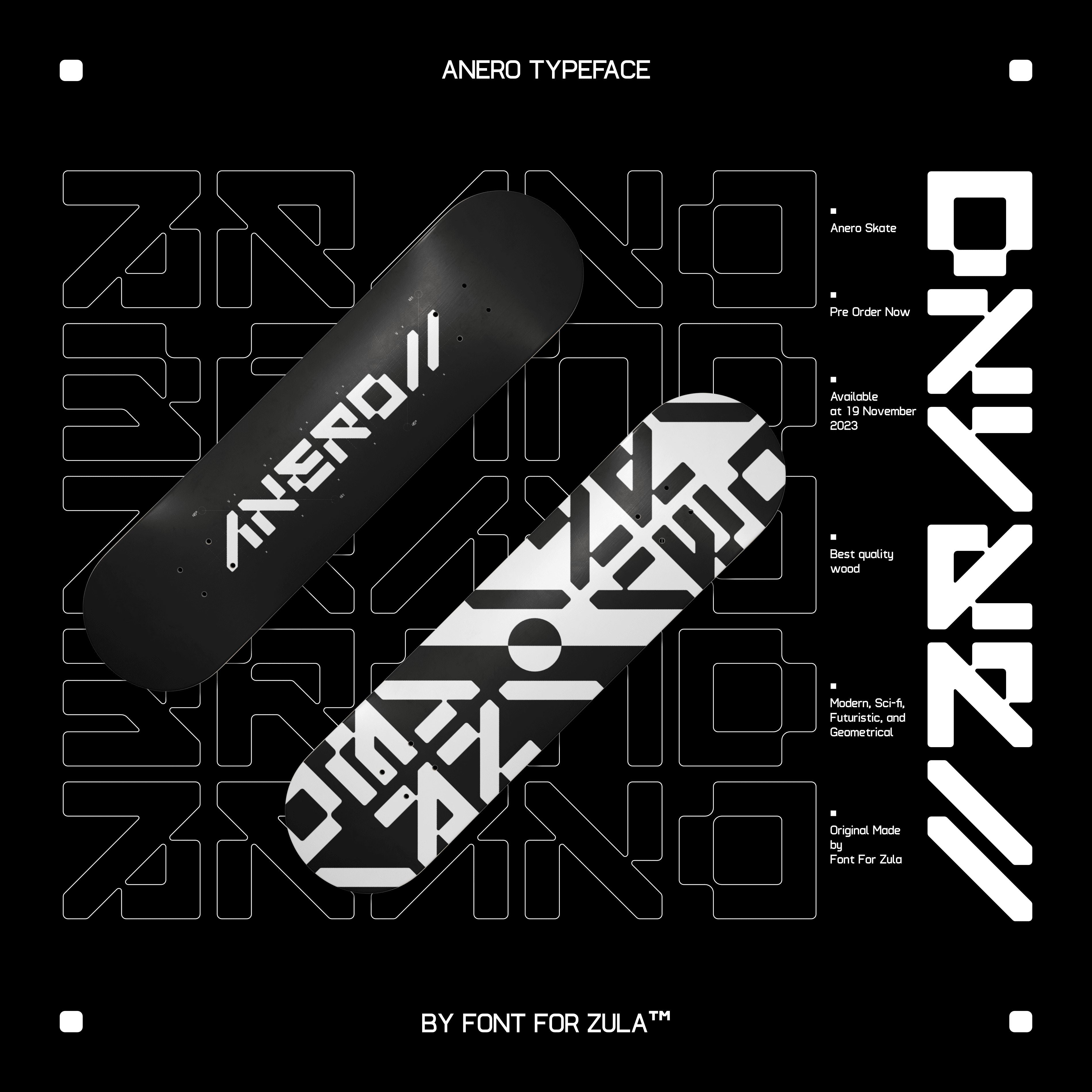 ANERO Typeface