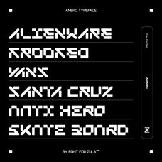 ANERO Typeface