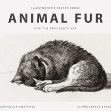 Animal Fur Procreate Kit