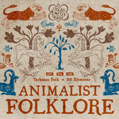 Animalist Folklore. 20 Folk Art Vector Elements