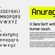 Anuraga Minimal Cyrillic Sans Serif Font by Vadova Studio, preview 2