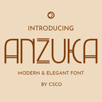 Anzuka – Modern Sans Serif