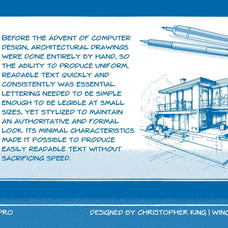 Architect Pro: Handwriting Font