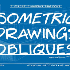 Architect Pro: Handwriting Font