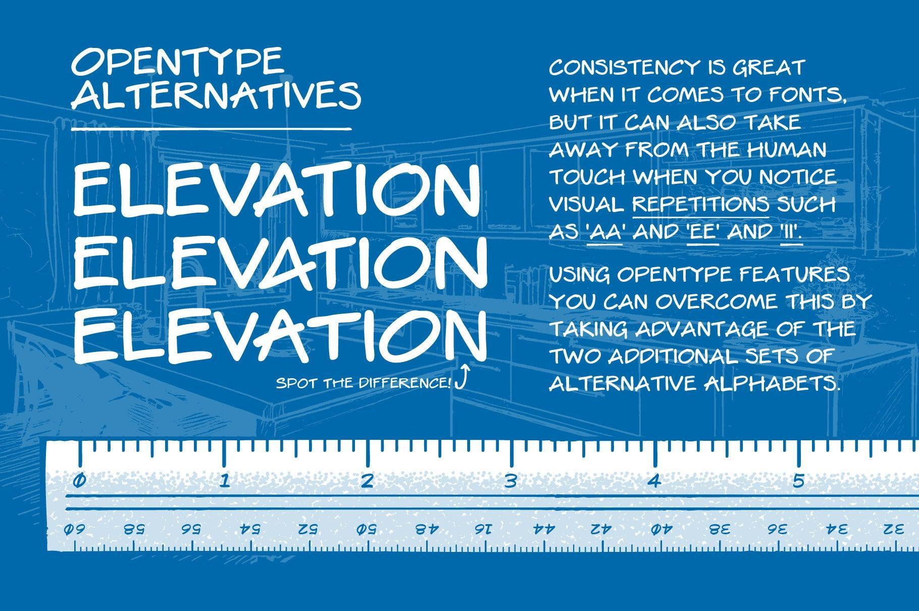 Architect Pro: Handwriting Font