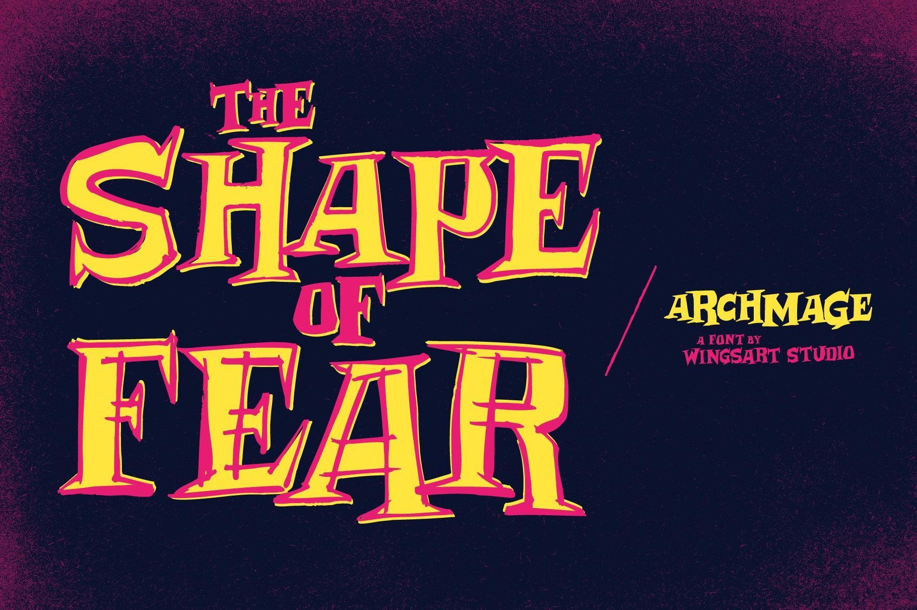 Archmage - A Phantasmagorical Serif Font