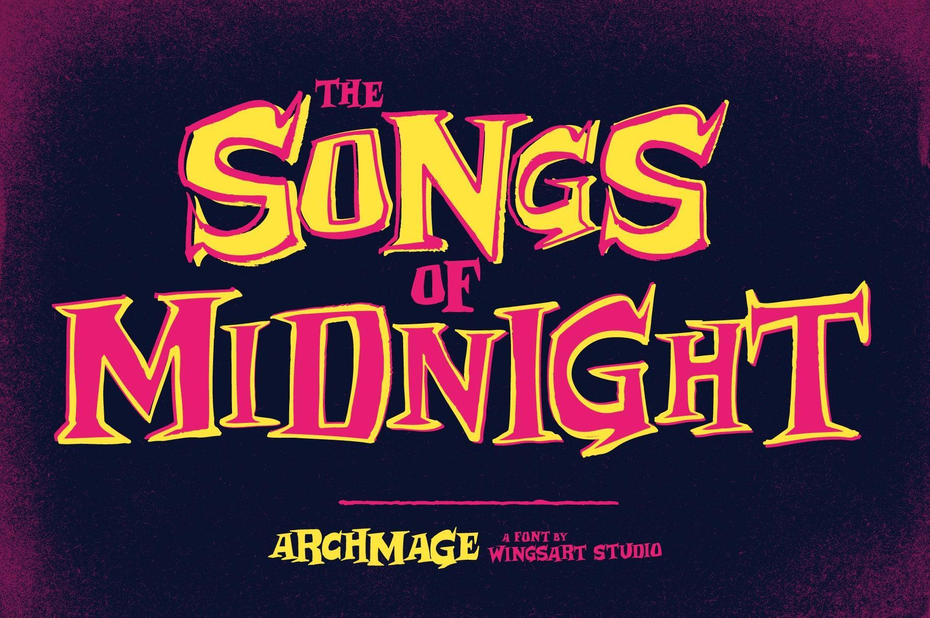 Archmage - A Phantasmagorical Serif Font